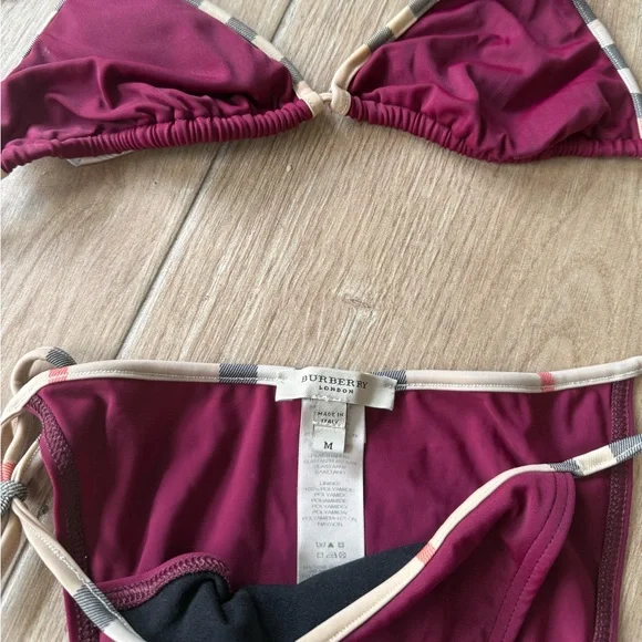 Burberry Check Trim Bikini - Picture 3 of 4